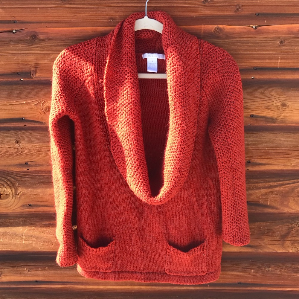 Swoop Neck Sweater